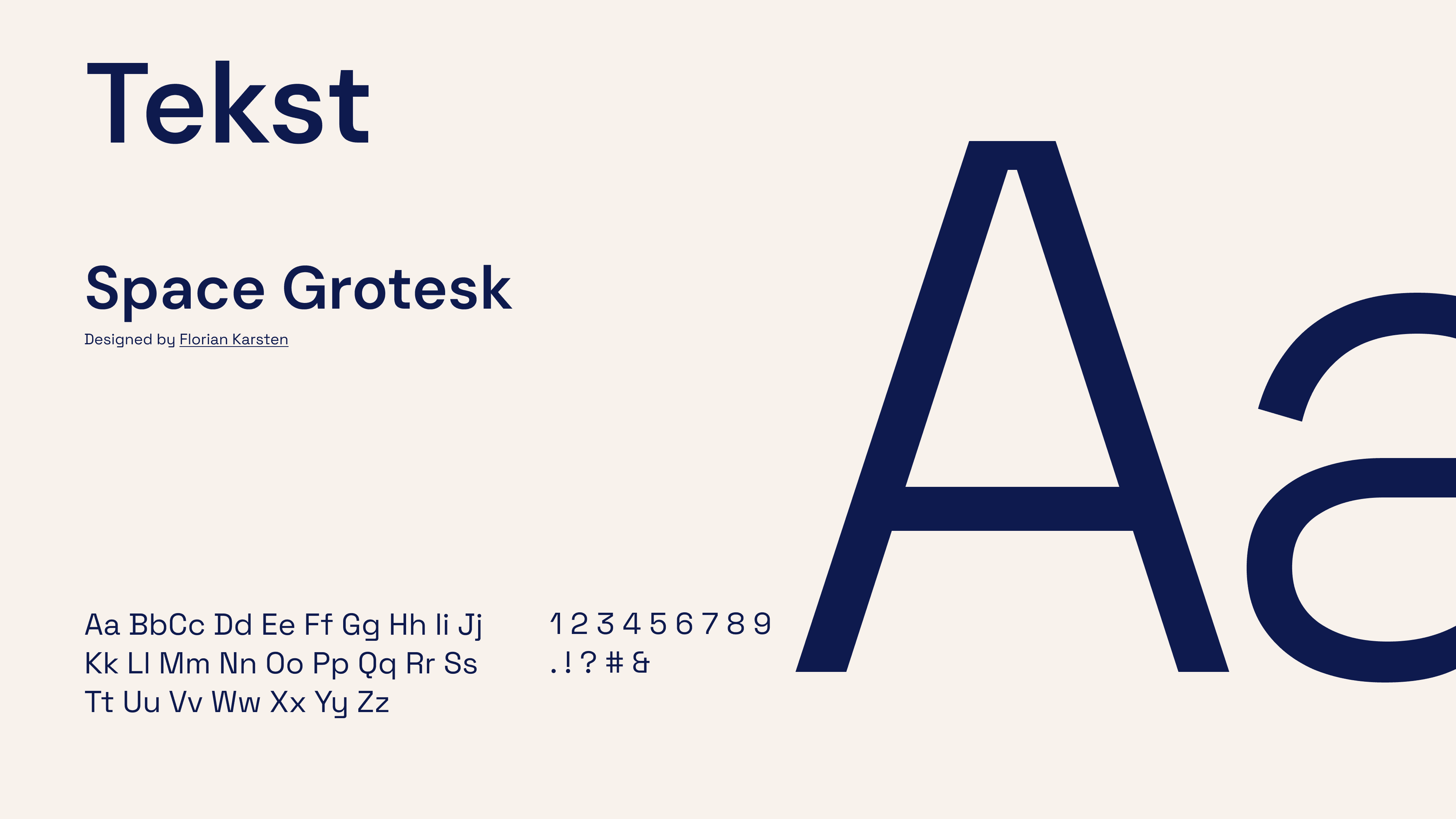Het lettertype dat wordt gebruikt voor tekst in de brand guidelines van Ktuna