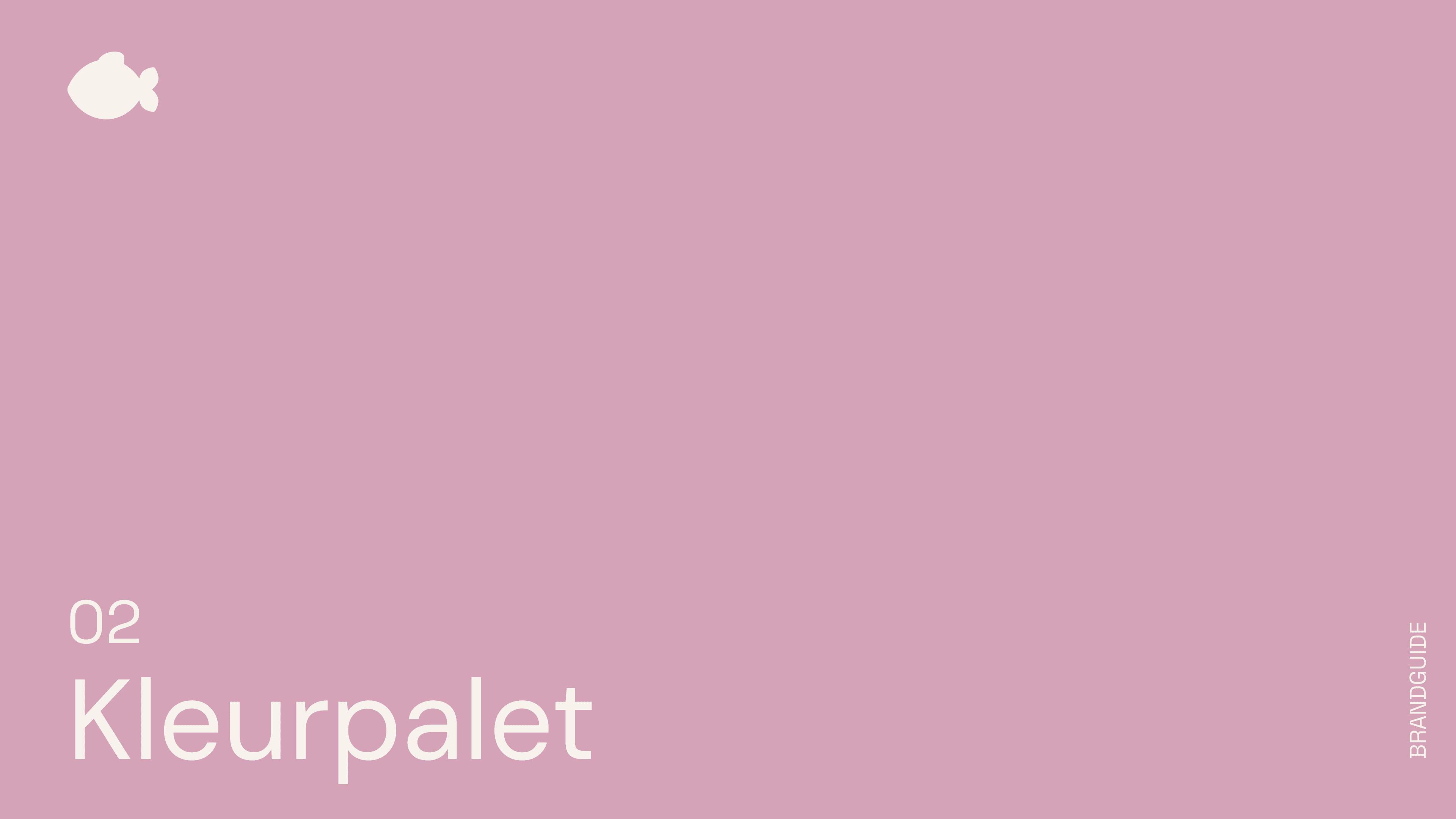 Het hoofdstuk over het kleurenpalet in de brand guidelines van Ktuna