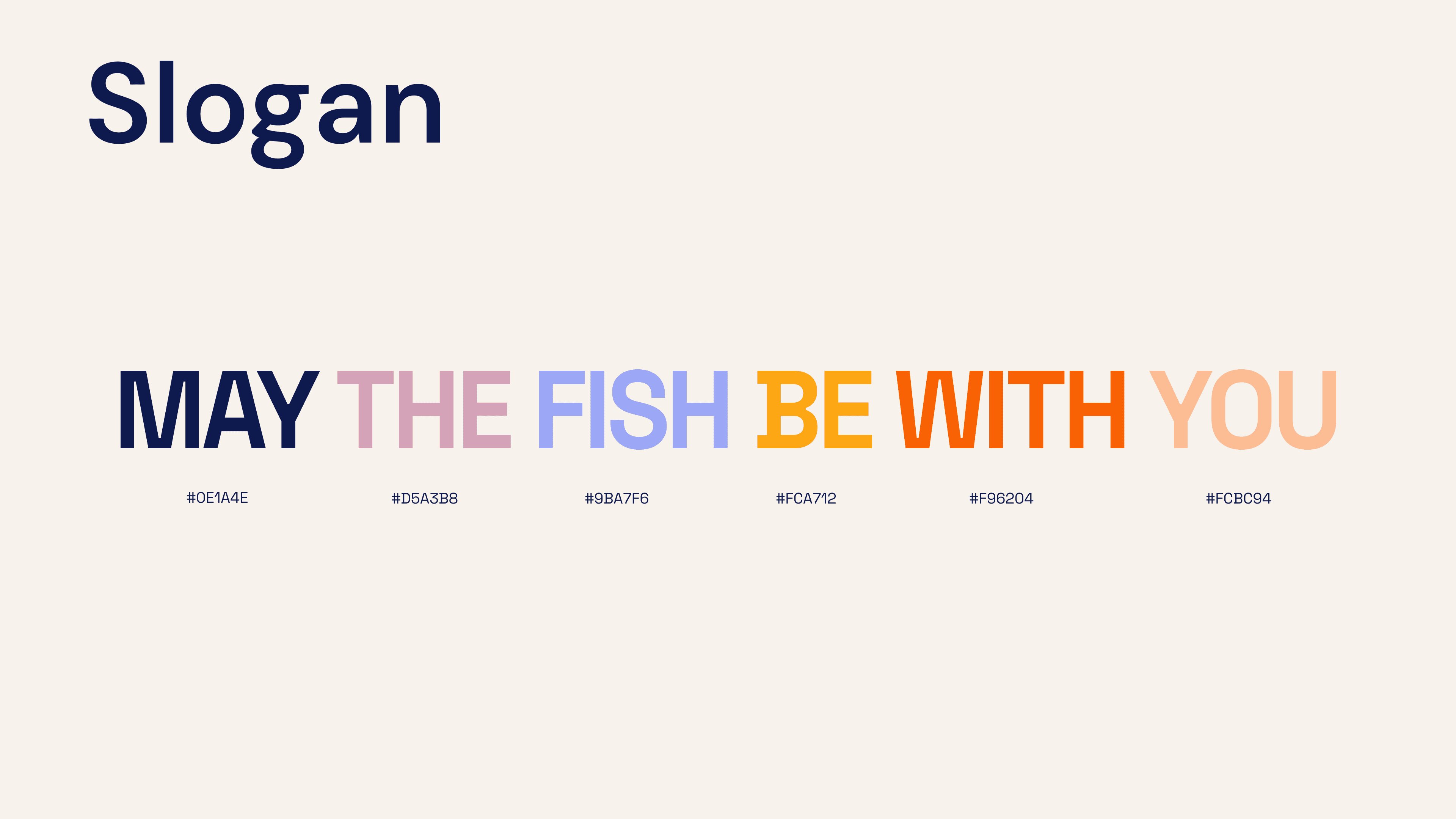 De slogan in de brand guidelines van Ktuna