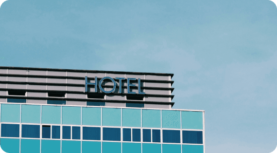 Het hotelgebouw van Nordlys